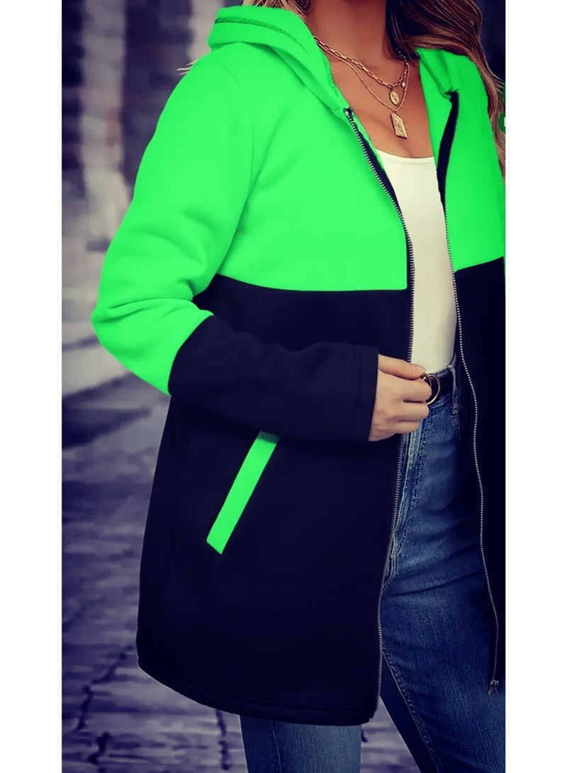 Over-sized Hoodie Jacket For Women - Image 2